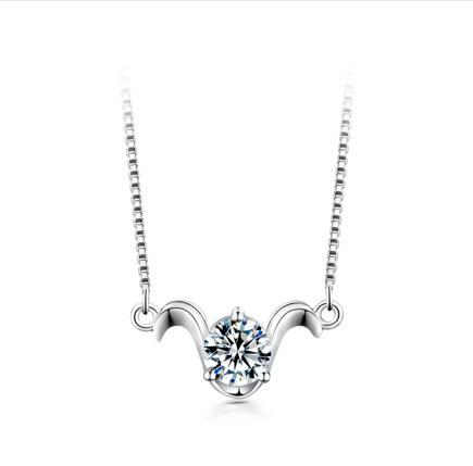 Zodiac Moissanite Necklace