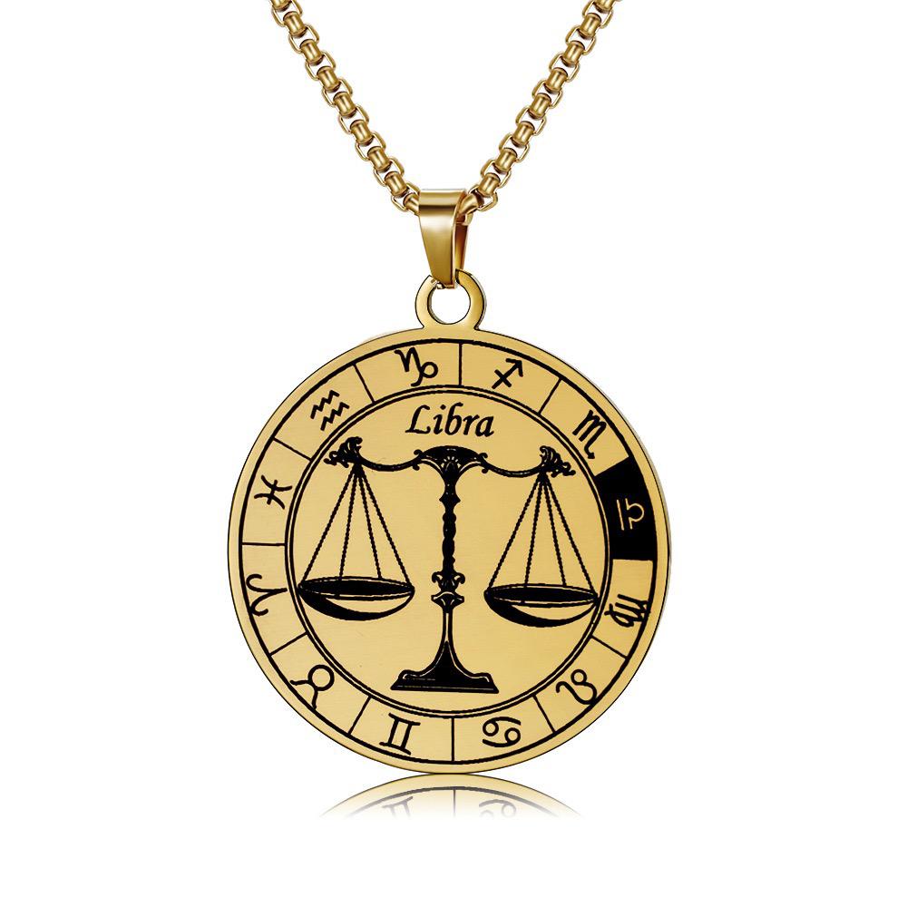 Zodiac Signet Pendant