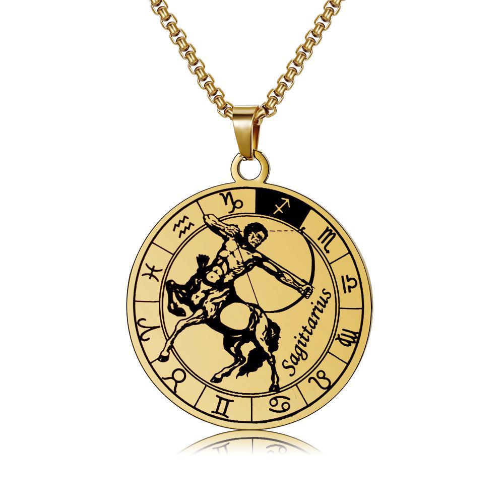 Zodiac Signet Pendant