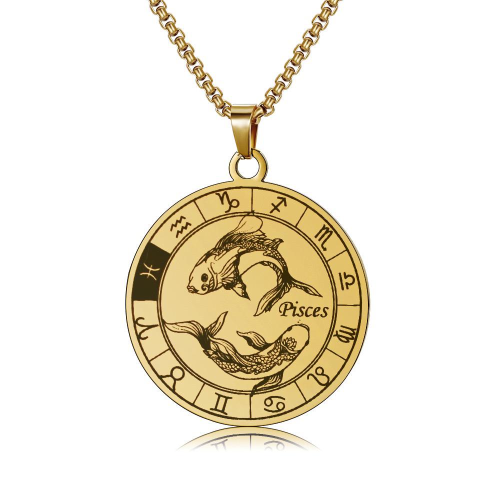 Zodiac Signet Pendant