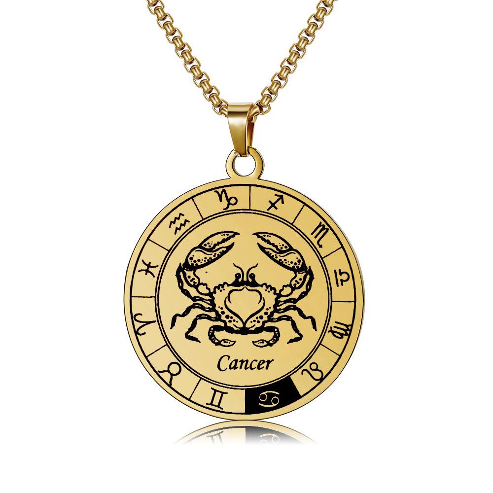 Zodiac Signet Pendant