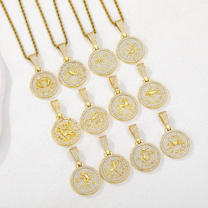Celestial Luxe Zodiac Medallion