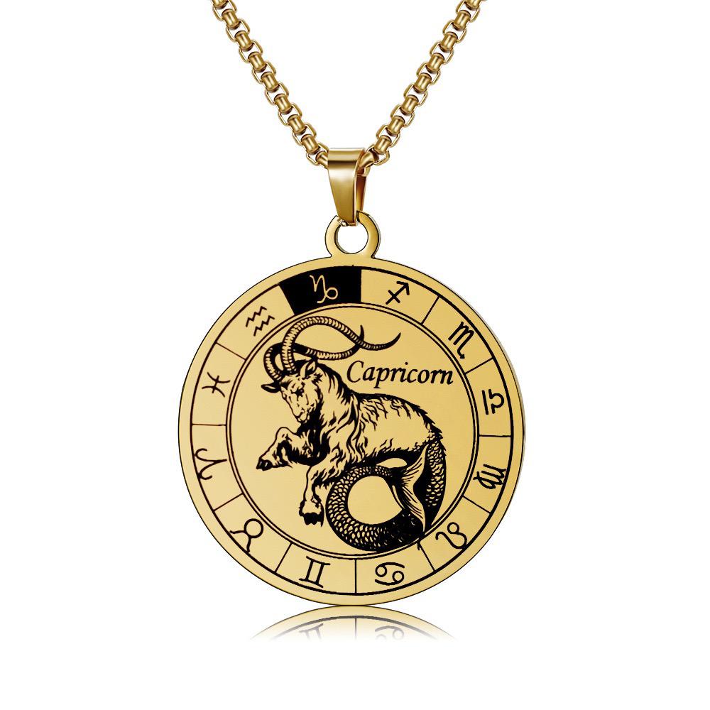 Zodiac Signet Pendant