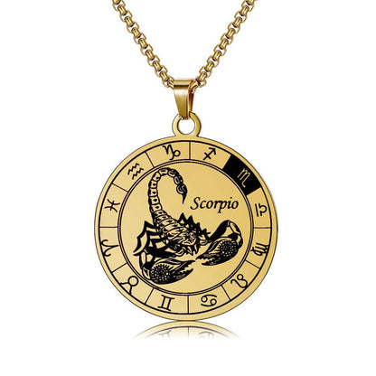Zodiac Signet Pendant