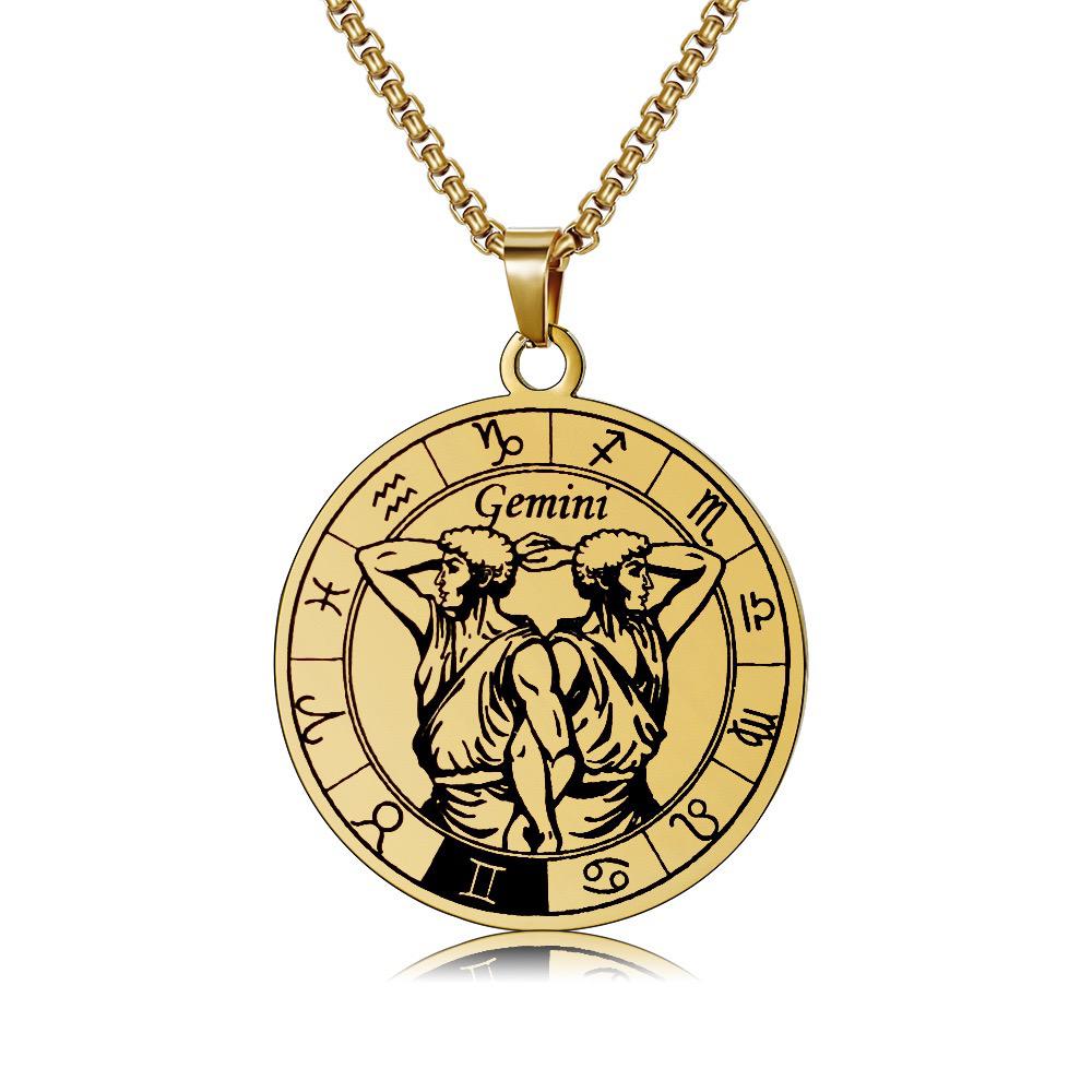 Zodiac Signet Pendant