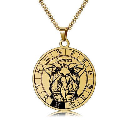Zodiac Signet Pendant