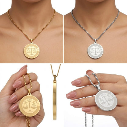 Radiant Gold Zodiac Necklace