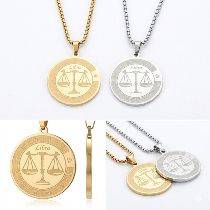 Radiant Gold Zodiac Necklace