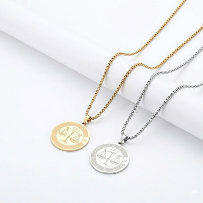 Radiant Gold Zodiac Necklace