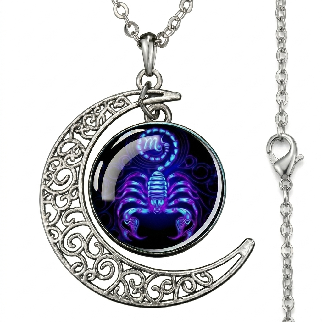 Zodiac Glow Pendant Necklaces
