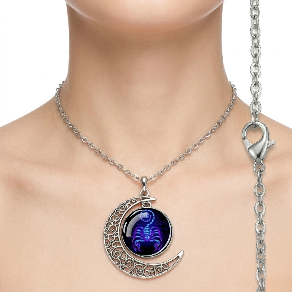 Zodiac Glow Pendant Necklaces