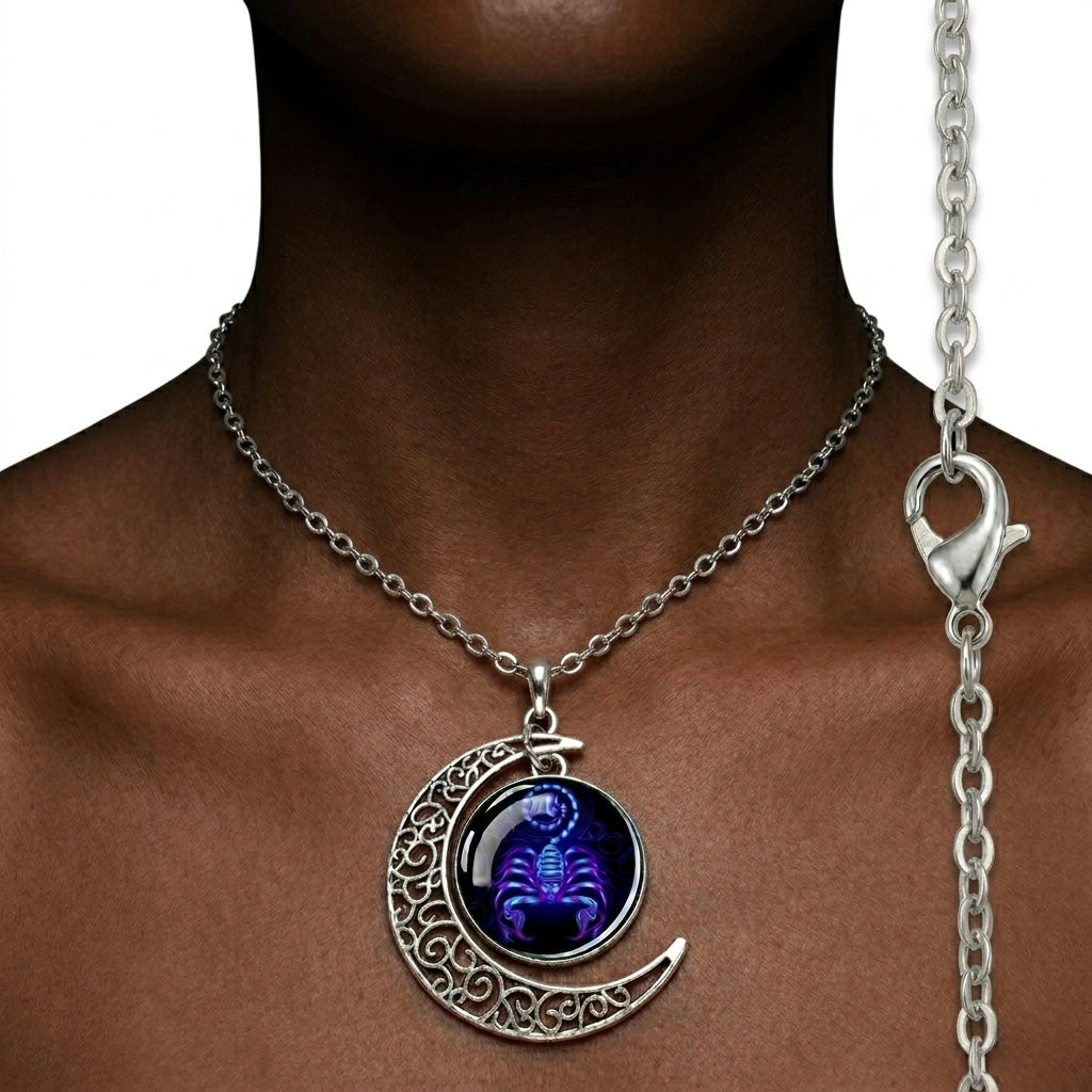 Zodiac Glow Pendant Necklaces