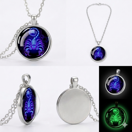 Stellar Glow Zodiac Necklaces