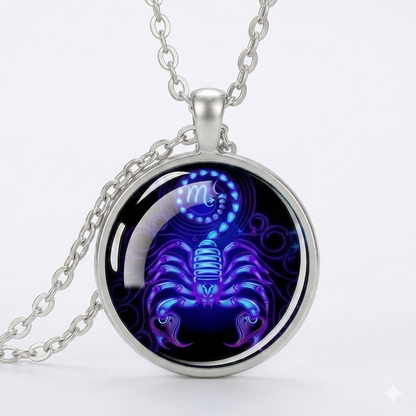 Stellar Glow Zodiac Necklaces