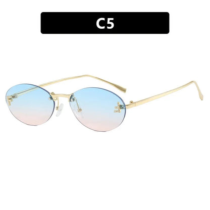 Flektro™ – Rimless Cat-Eye Ovals