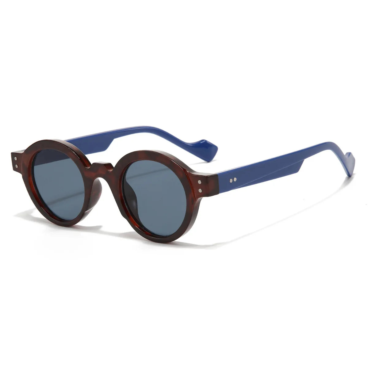 RivetRND™ – Retro Punk Round Sunglasses