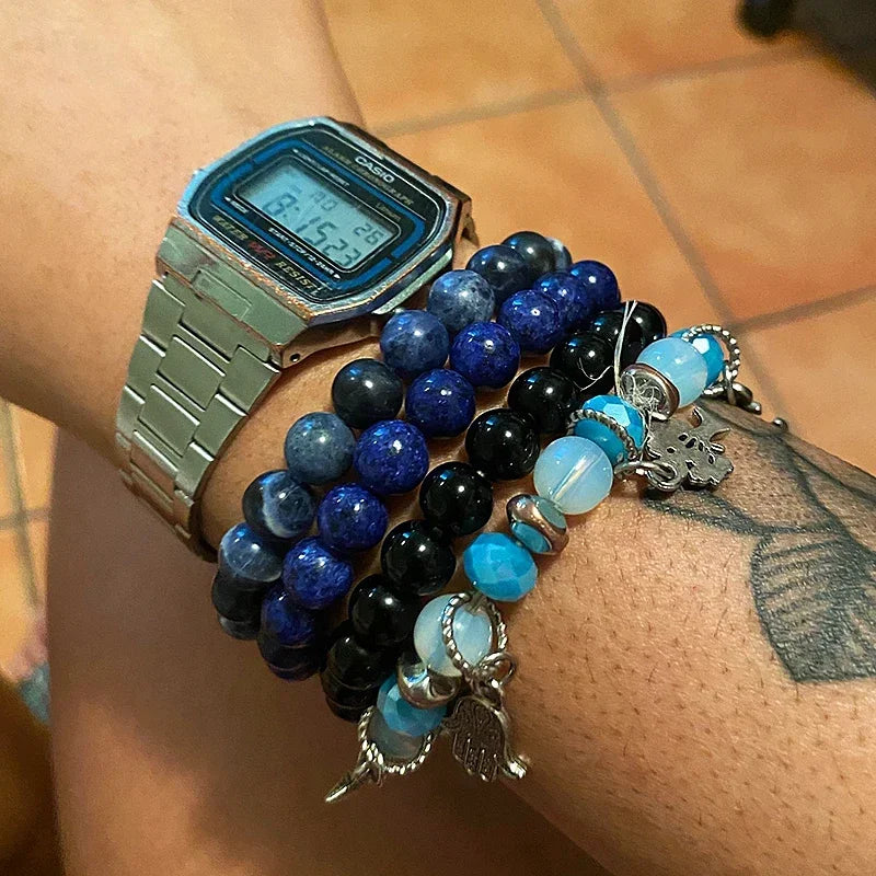 Tiger Eye Trio Bracelet Set