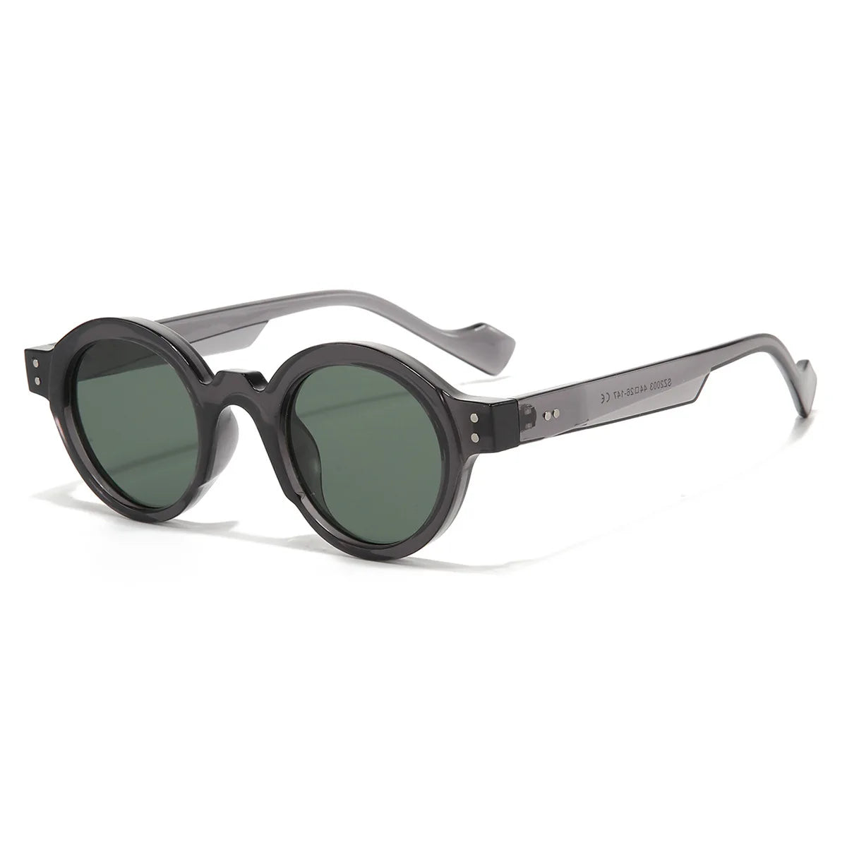 RivetRND™ – Retro Punk Round Sunglasses