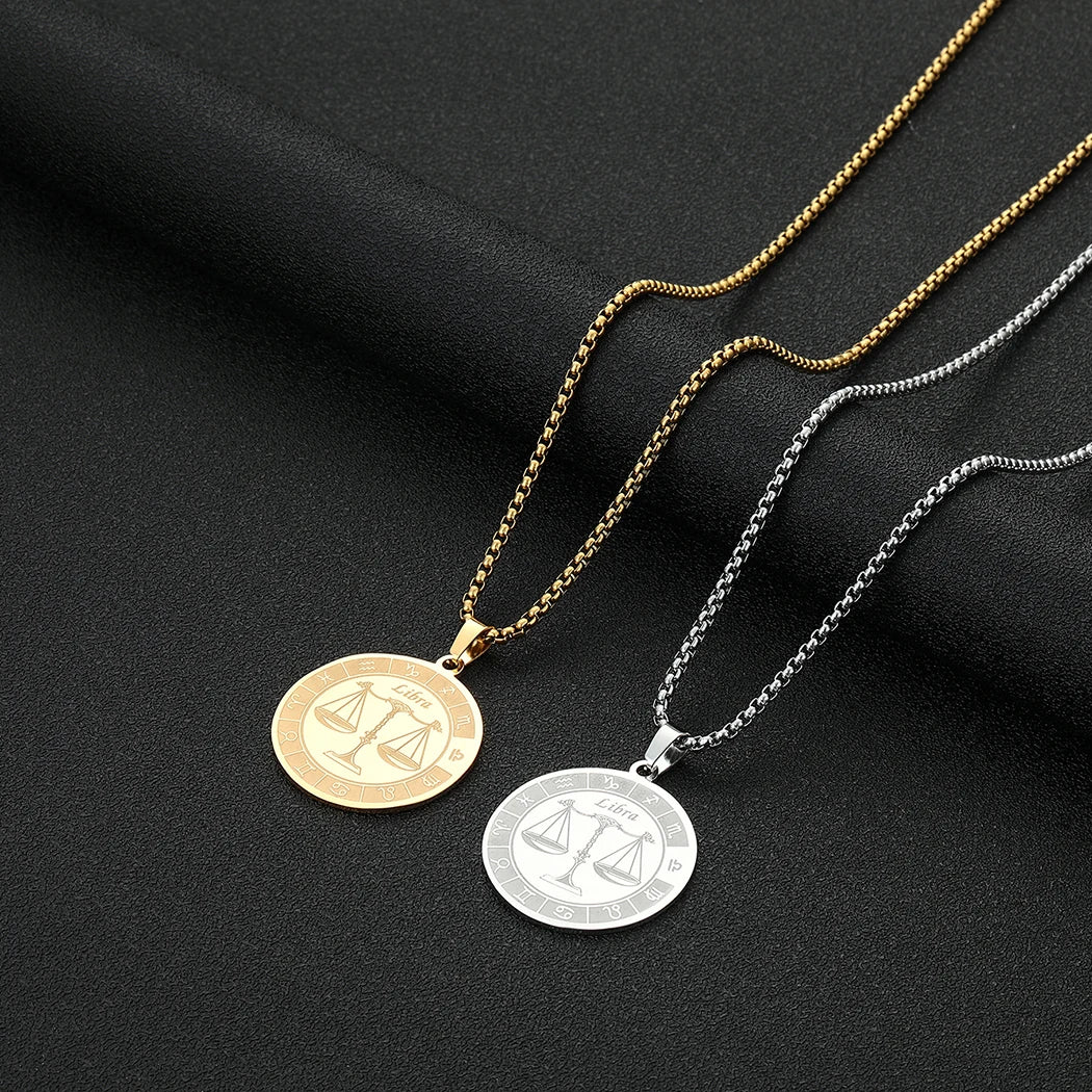 Radiant Gold Zodiac Necklace