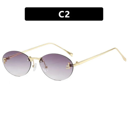 Flektro™ – Rimless Cat-Eye Ovals