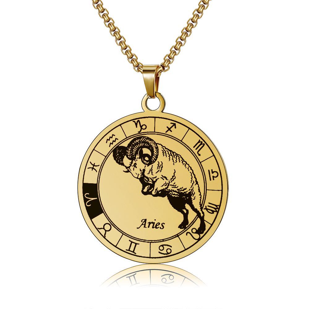 Zodiac Signet Pendant