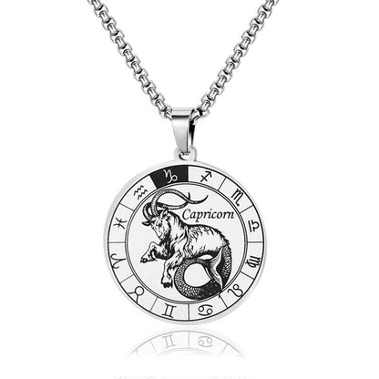 Zodiac Signet Pendant
