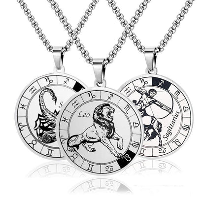Zodiac Signet Pendant