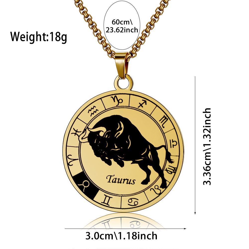 Zodiac Signet Pendant