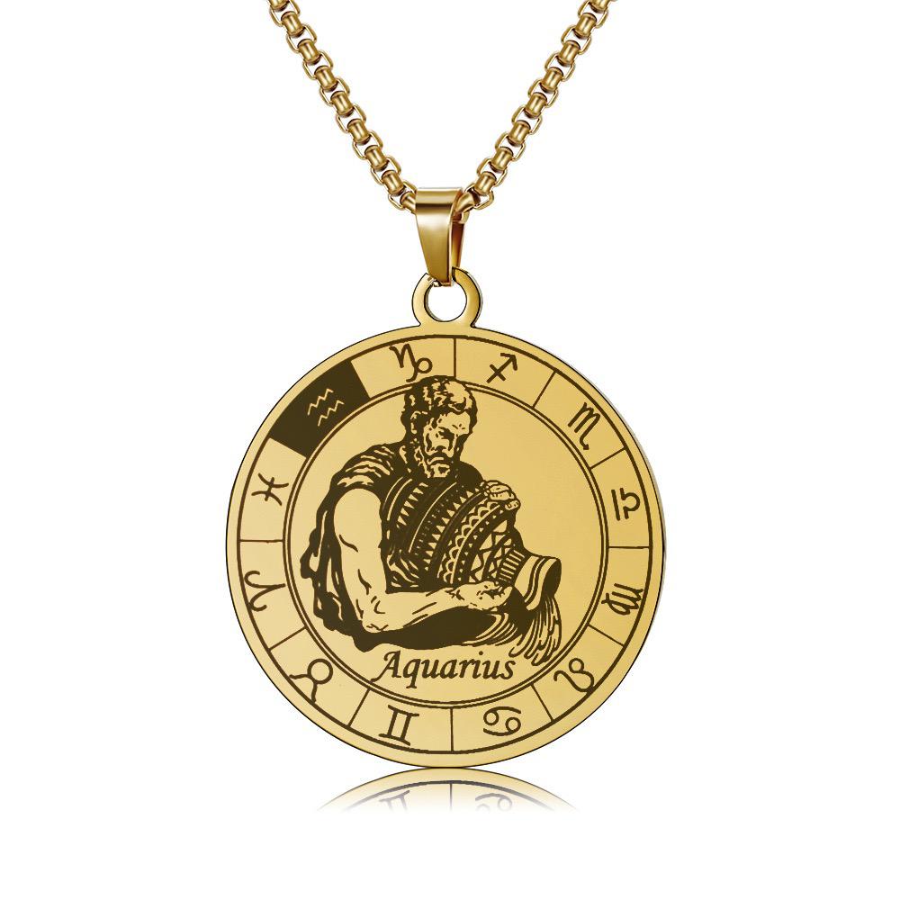 Zodiac Signet Pendant